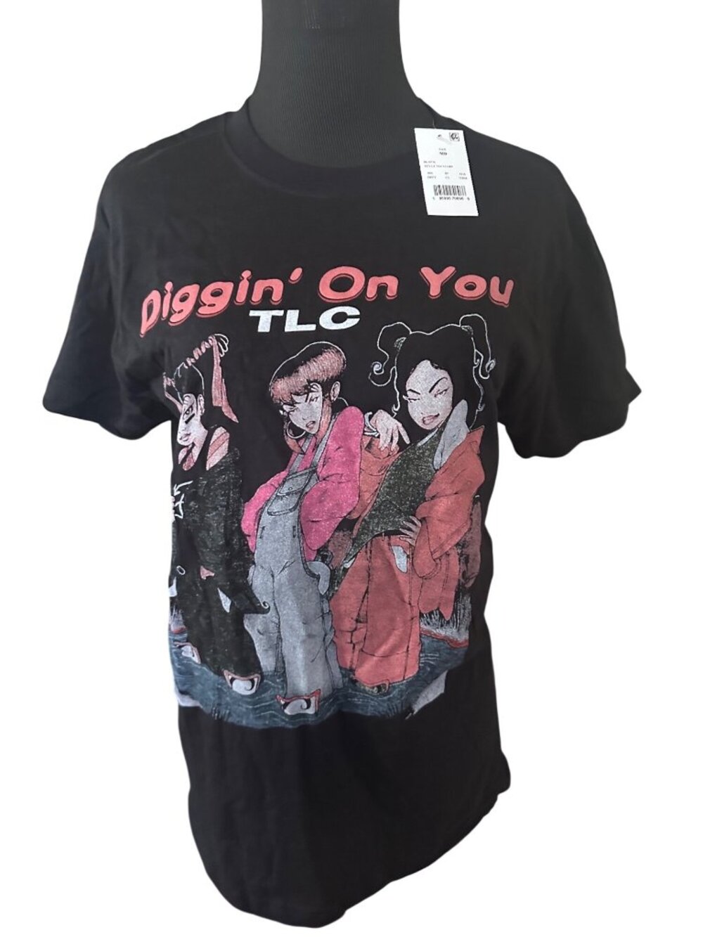TLC black cotton t-shirt size M